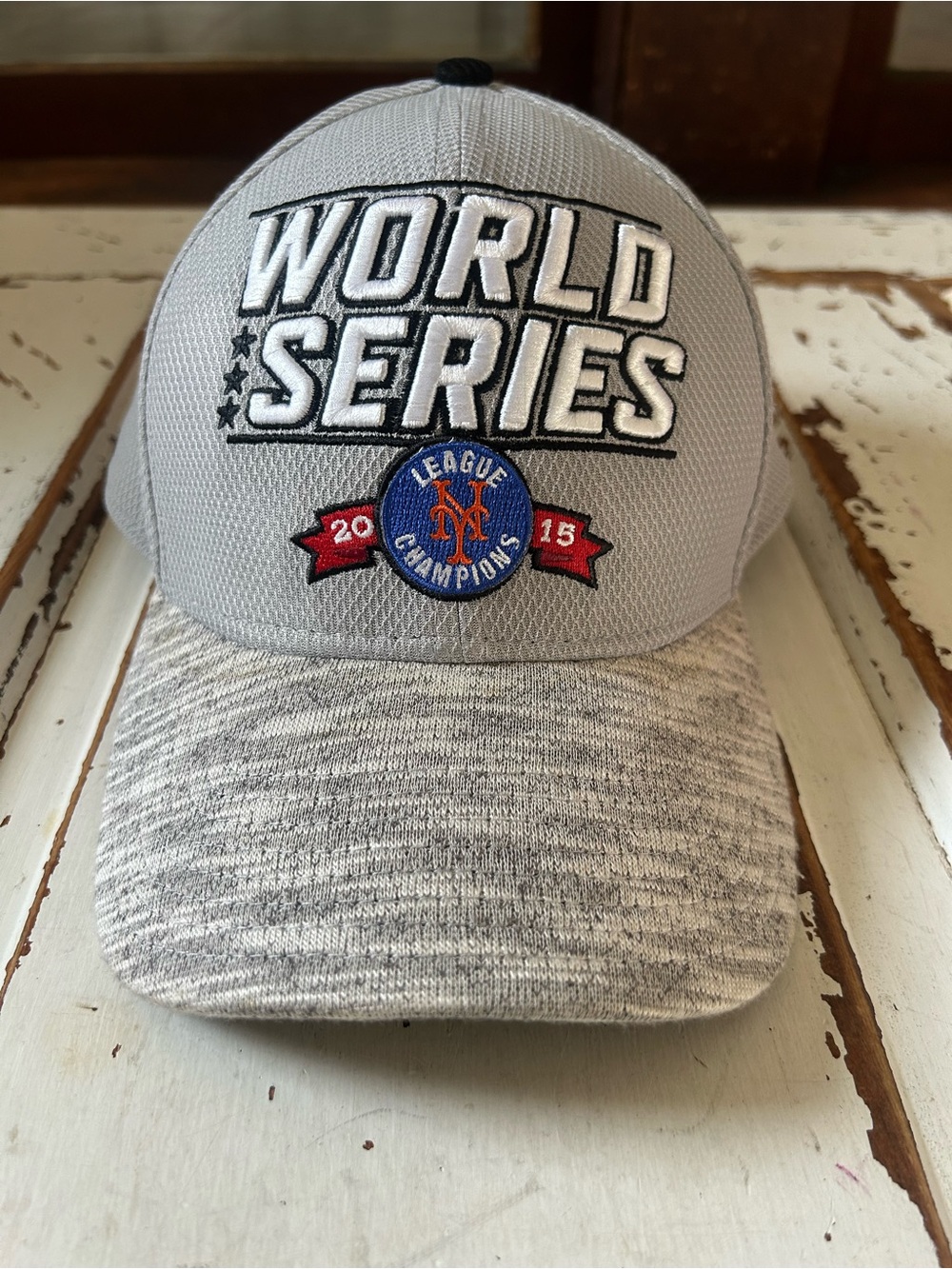 New York Mets 2015 World Series Hat National League Champions On-Field Cap
